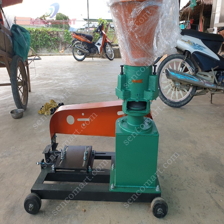 Khung máy ép cám viên S160 chạy dây curoa TẶNG KÈM SÀNG