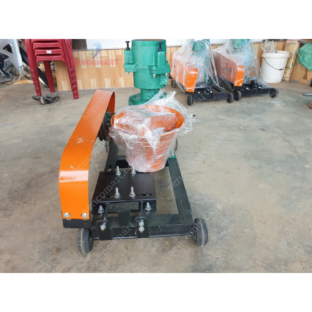 Khung máy ép cám viên S160 chạy dây curoa TẶNG KÈM SÀNG