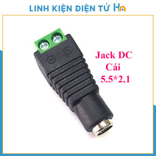 Jack nguồn DC vít vặn đực và cái