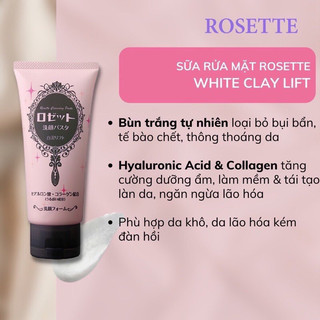 Sữa rửa mặt rosette 80gr
