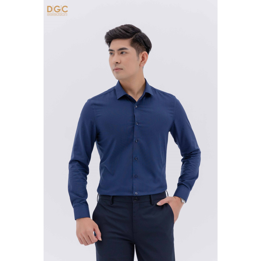 Áo sơ mi dài tay nam DGCs - dáng ôm, thoáng mát, thấm hút mồ hôi - SASDBC51M.