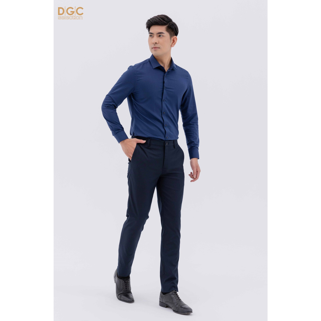 Áo sơ mi dài tay nam DGCs - dáng ôm, thoáng mát, thấm hút mồ hôi - SASDBC51M.