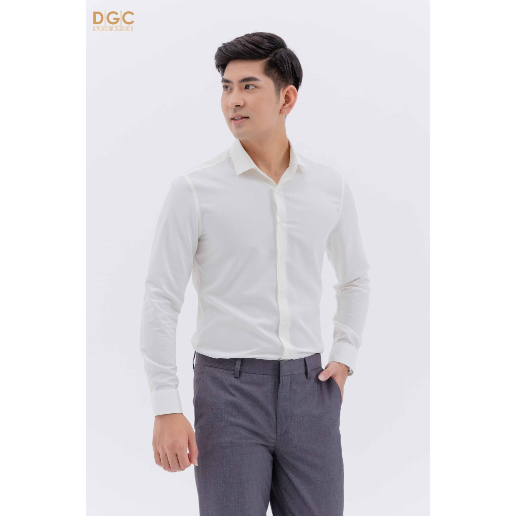 Áo sơ mi dài tay nam DGCs - dáng ôm, thoáng mát, thấm hút mồ hôi - SASDBC51M.