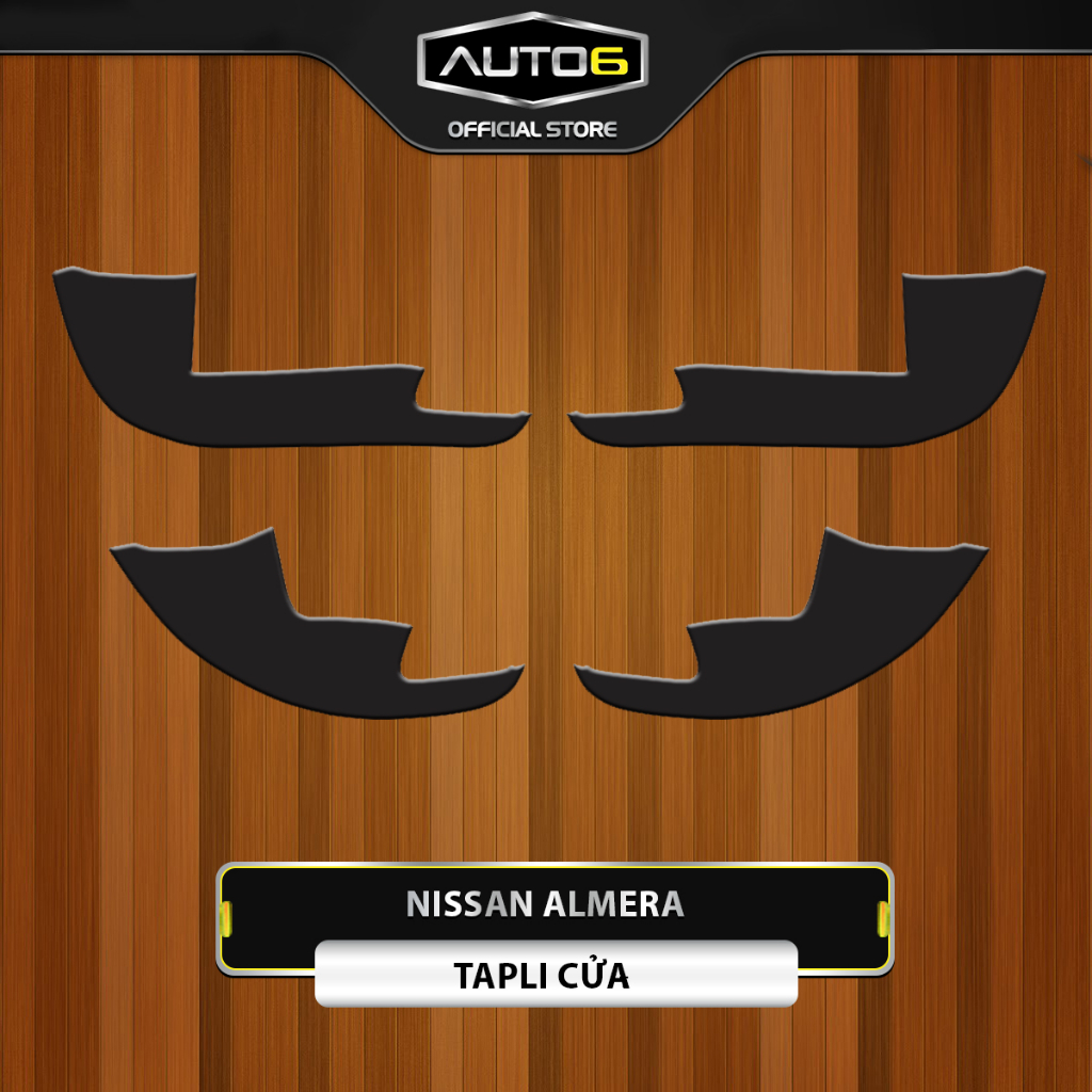 NISSAN ALMERA - Bộ decal dán chống xước tapli 4 cửa xe ALMERA - AUTO6