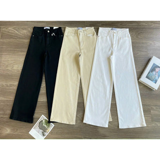 Quần Suông Culottes Dáng Dài Lưng Cao ZR