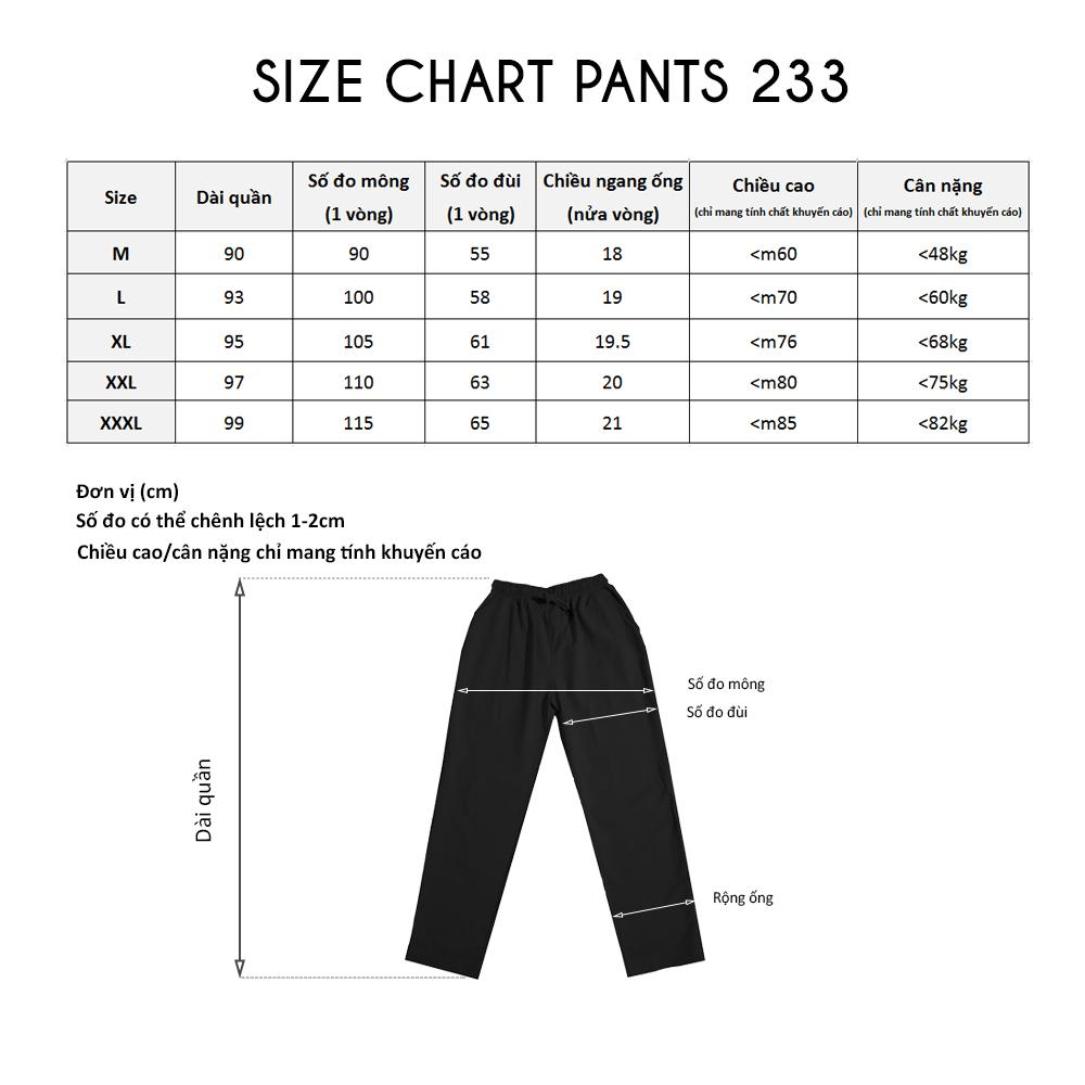 Combo 2 quần Kaki ống suông pants 233 - Đen - Xám xanh - Nâu - MONATA BLUELIGHT