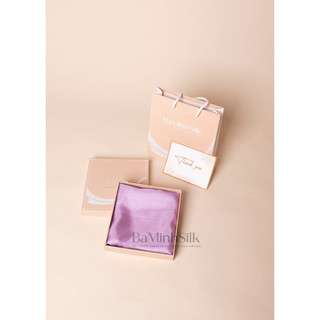 Khăn lụa vuông thời trang 50x50cm Bá Minh Silk