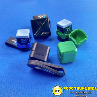 Combo kẹp và hộp đựng lơ bida vuông