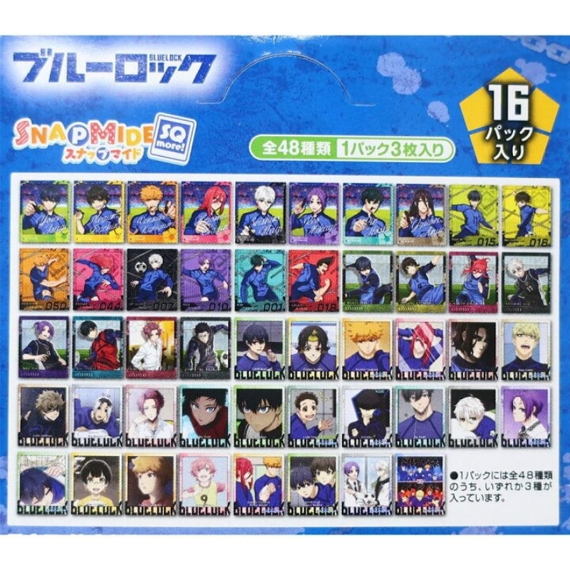 Thẻ nhân phẩm snapmide BLUE LOCK chính hãng