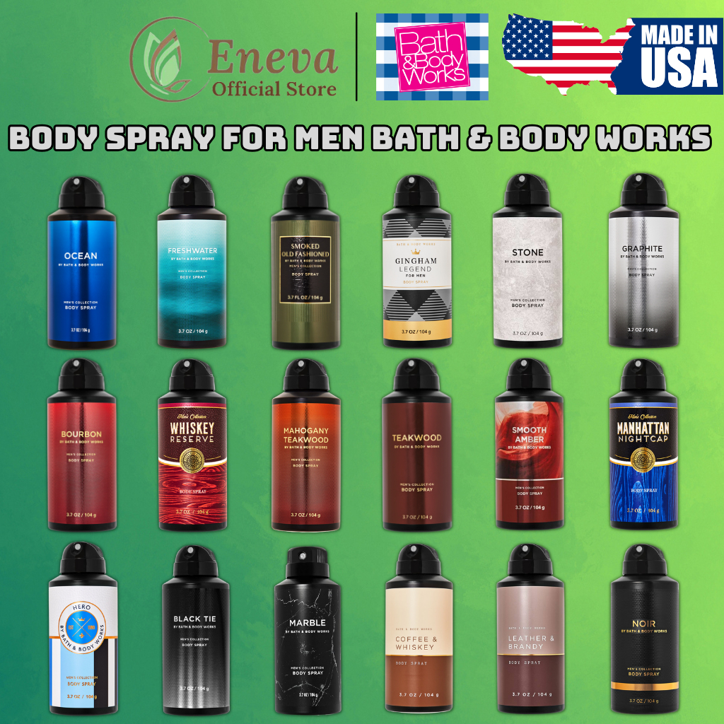 Body Mist Nam Bath and Body Works Chính Hãng 104g, Body Spray Nam, Body Mist Nam Chính Hãng, Body Miss