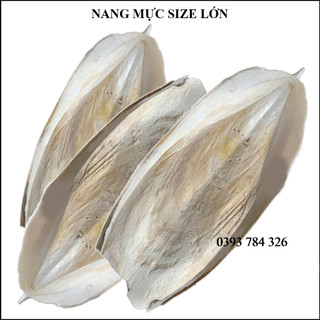 200g Nang Mực ( Mai Mực ) Khô Xuất Khẩu Làm Thức Ăn Cho Chim Yến Phụng, Vẹt, Két,...Nhiều Size