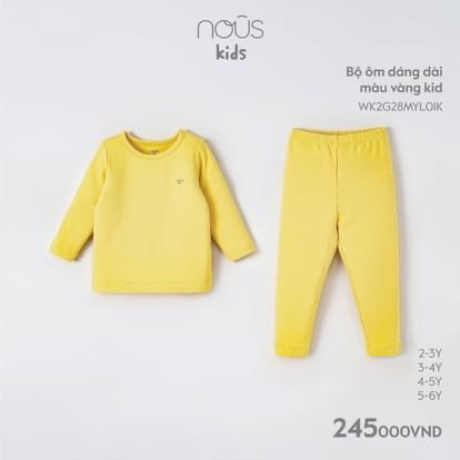 Nous kids- Bộ dài tay cho bé trai bé gái Nous từ 2 tuổi đến 6 tuổi