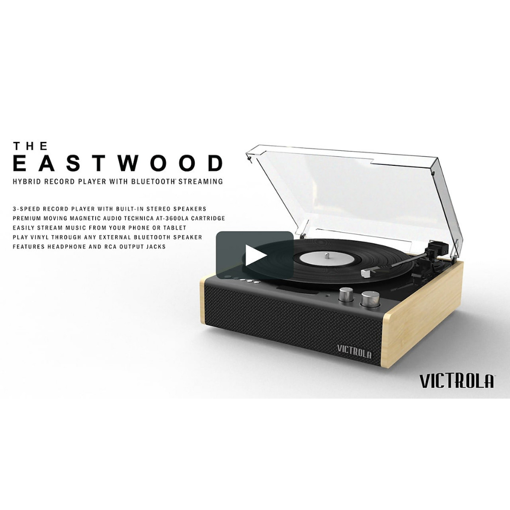 Mâm than & Loa Bluetooth Victrola Eastwood 3-speed - hàng chính hãng - new 100%
