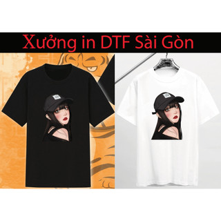 Áo thun cô gái xinh đẹp , fom rộng chất cotton 100% loại tốt nhất