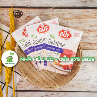 Gelatine ruf hữu cơ làm thạch, pudding, tiramisu... hsd: 9/2027 - shanti