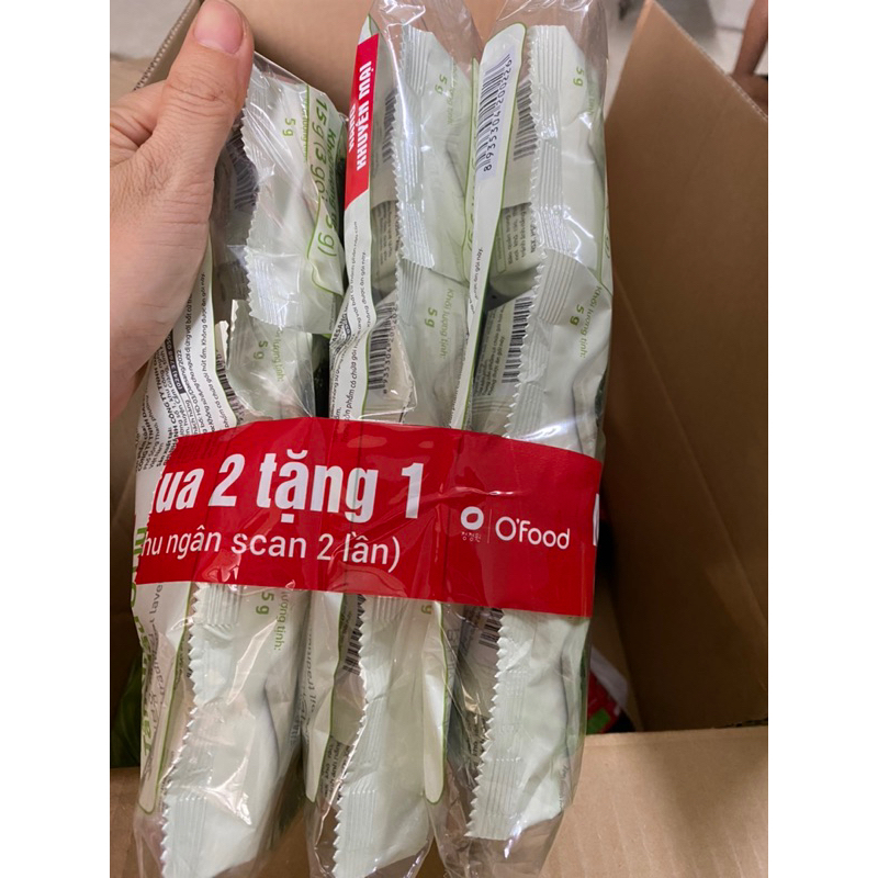 Combo 7, 9 gói  lá kim chi O'Food ăn liền.