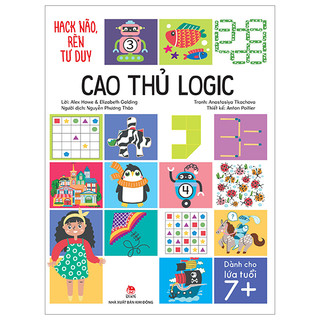 Sách - hack não, rèn tư duy - toán học không khó , cao thủ logic ,suy luận ghi nhớ -nxb kim đồng