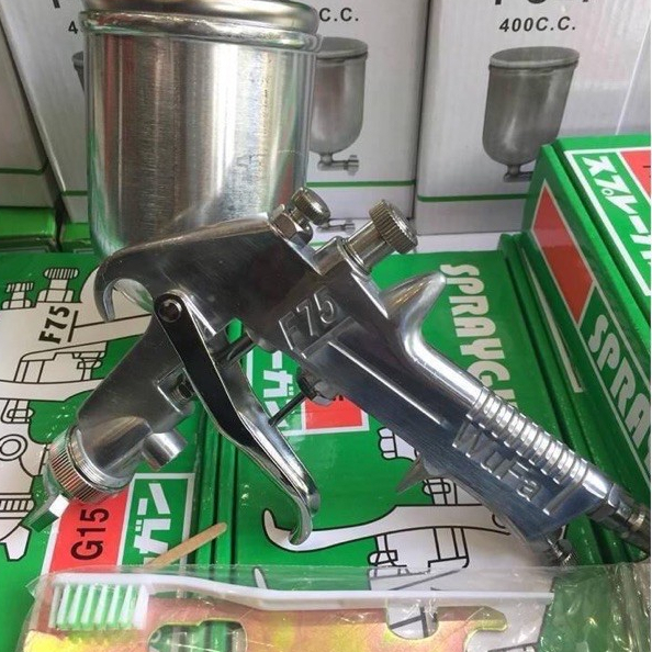 Súng phun sơn F75 (cốc 400CC) chính hãng
