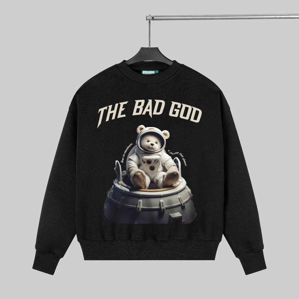 Áo sweater The Bad God Astronaut Bear