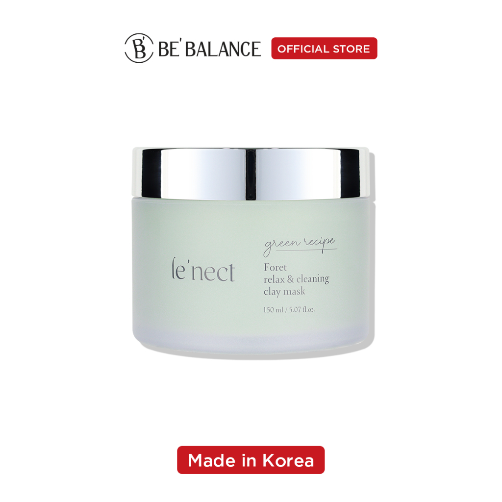 Mặt nạ đất sét Làm sạch sâu, Ngừa mụn, Giữ ẩm Be'Balance Le'nect Green Recipe Mask (150ml)