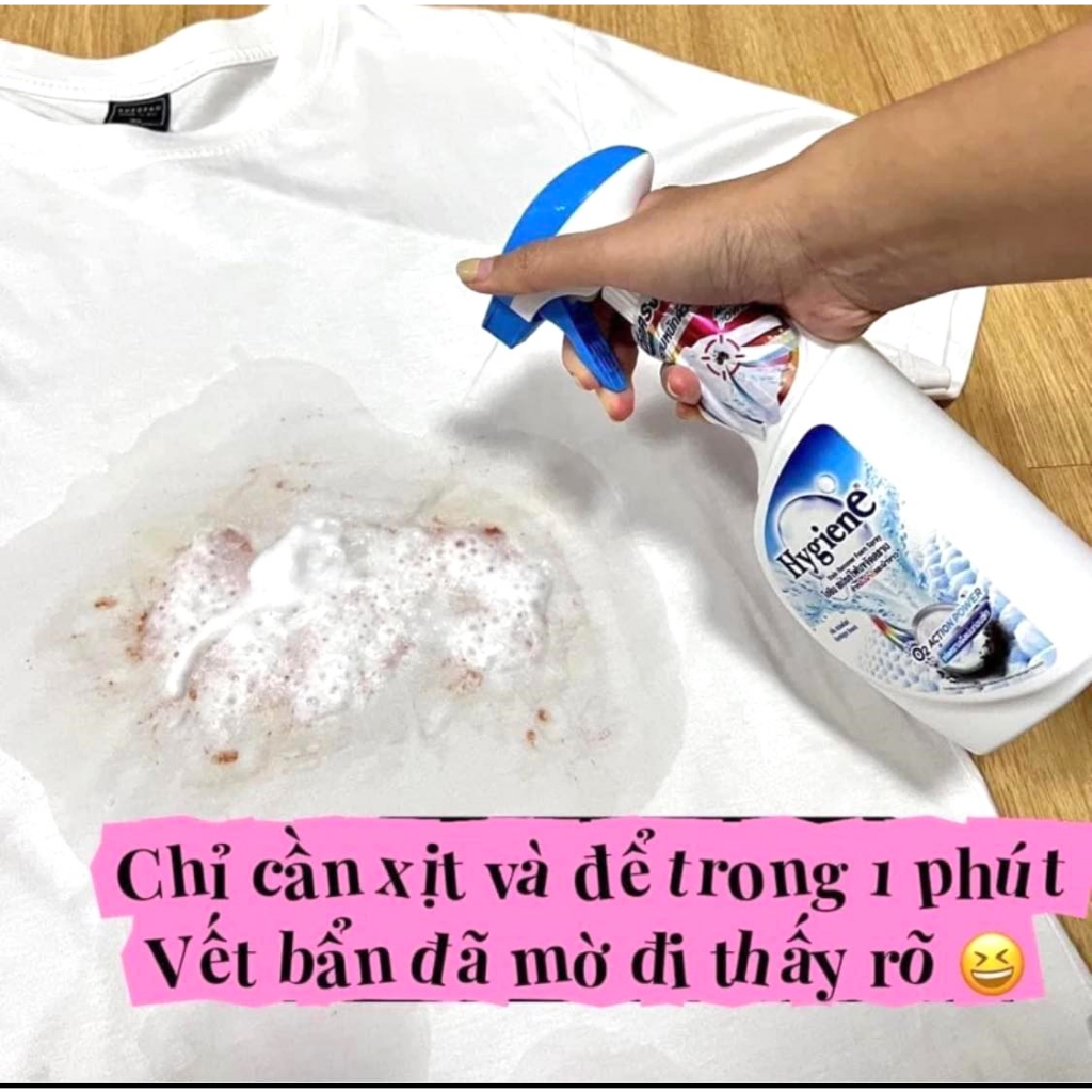 Xịt Tẩy Quần Áo Hygiene 500ml Thái Lan