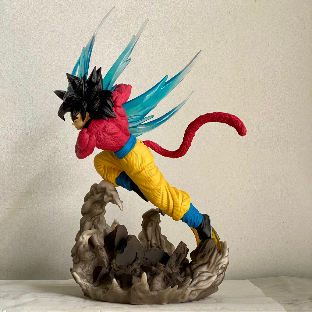 Mô hình Son Goku Super saiyan 4 cao 43CM - Goku ssj4 cao 43cm có LED cực nét - Dragonball goku saiyan 4