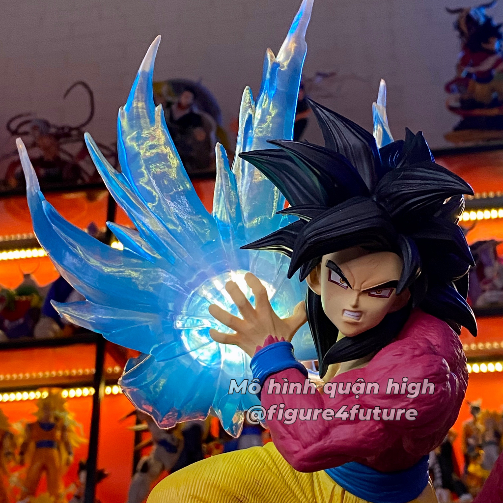 Mô hình Son Goku Super saiyan 4 cao 43CM - Goku ssj4 cao 43cm có LED cực nét - Dragonball goku saiyan 4