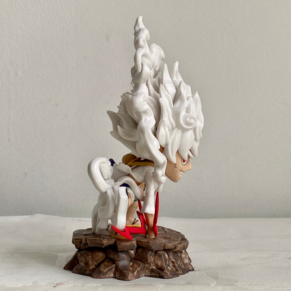 Mô hình Luffy gear 5 cao 15CM - Nika Luffy gear 5 hãng lucky dog F2 - Mô hình luffy gear 5 one piece