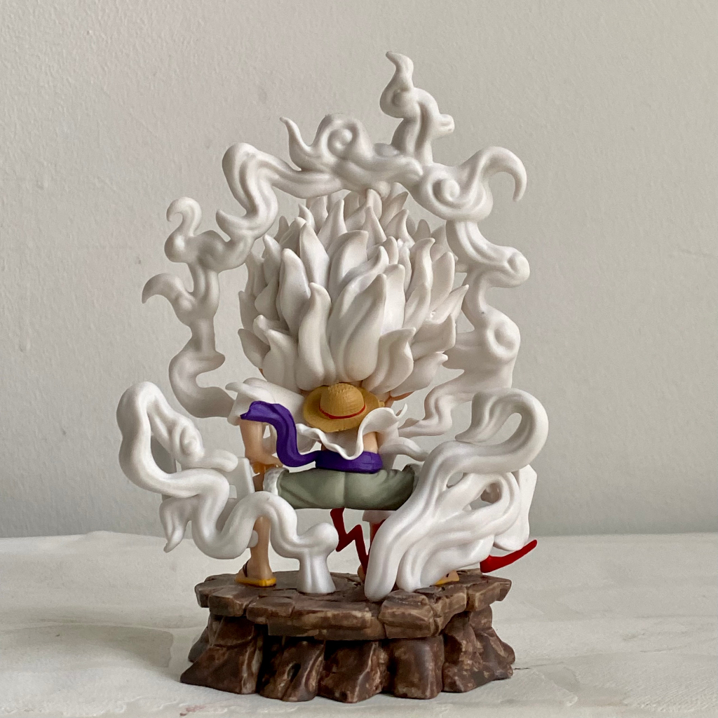 Mô hình Luffy gear 5 cao 15CM - Nika Luffy gear 5 hãng lucky dog F2 - Mô hình luffy gear 5 one piece