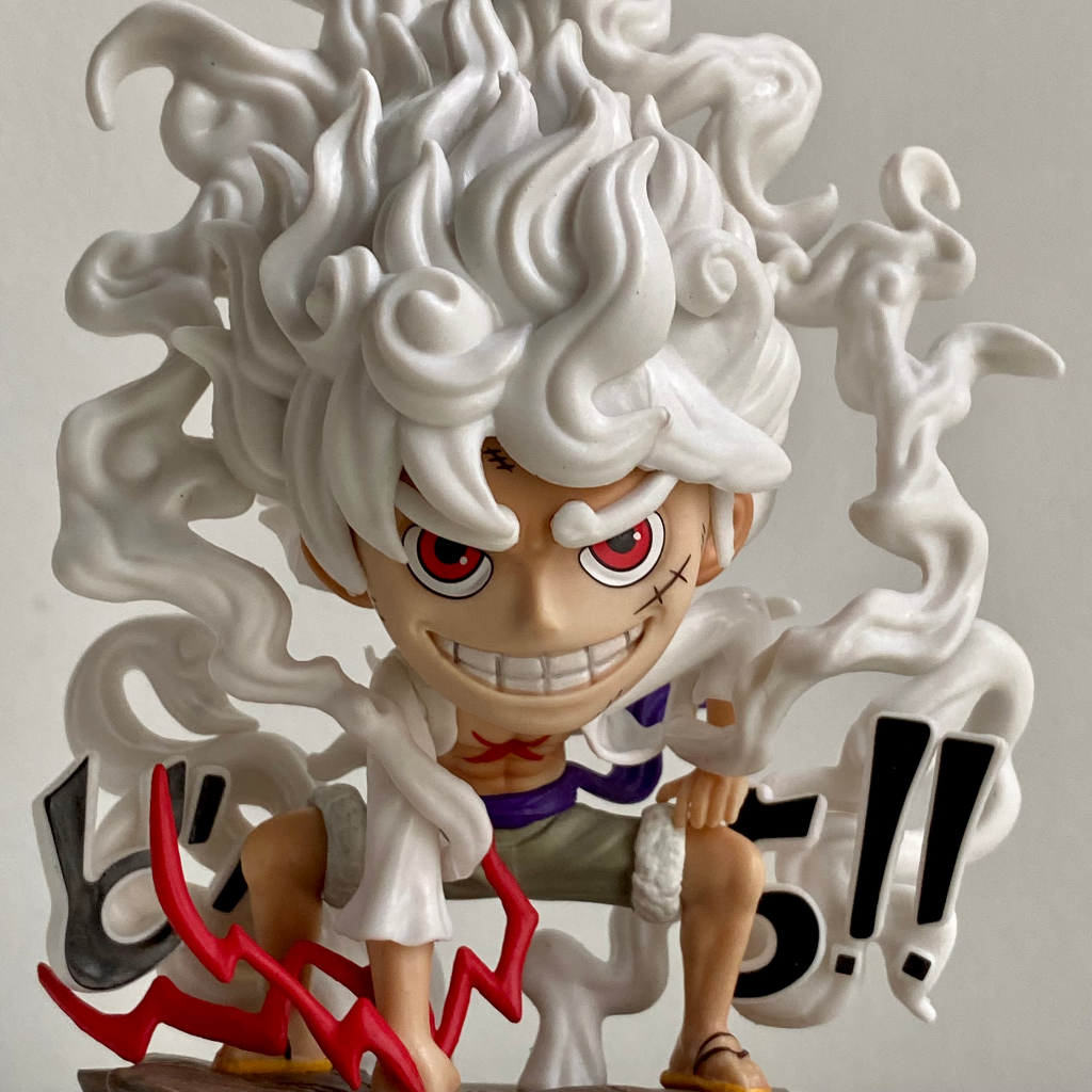 Mô hình Luffy gear 5 cao 15CM - Nika Luffy gear 5 hãng lucky dog F2 - Mô hình luffy gear 5 one piece