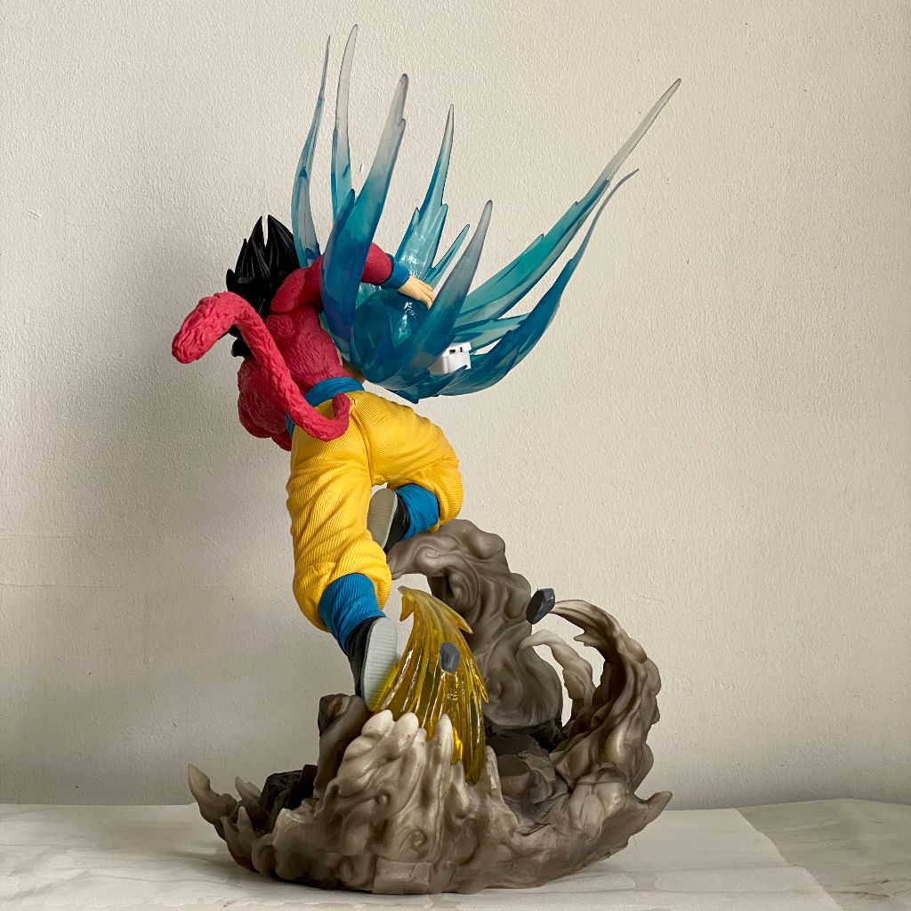 Mô hình Son Goku Super saiyan 4 cao 43CM - Goku ssj4 cao 43cm có LED cực nét - Dragonball goku saiyan 4