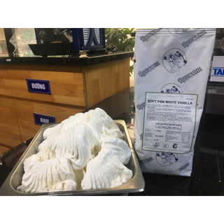 Bột làm kem tươi, gelato vị vani - Rubicone Soft Pan White Vanilla | Túi 1,5kg