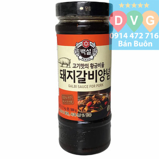 Sốt ướp sườn heo galbi sauce beksul hàn quốc 500g