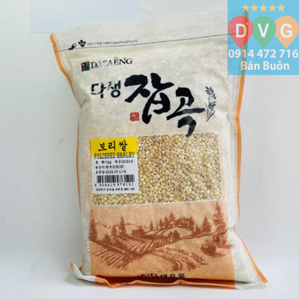 Gạo Lúa Mạch Nguyên Hạt Daesang Hàn Quốc 1kg