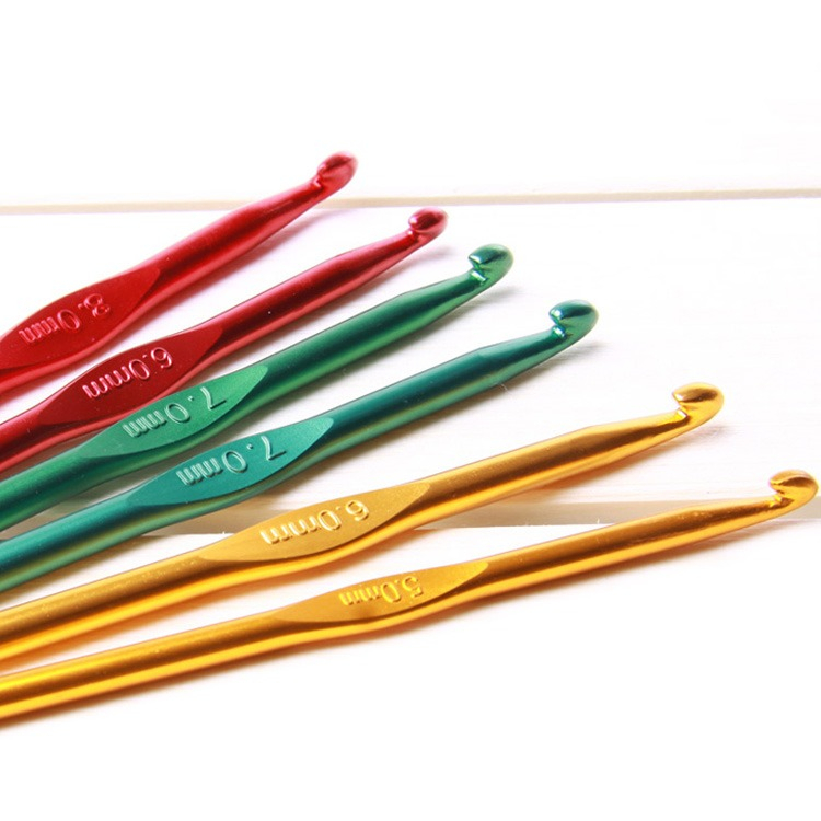 Kim móc len nhôm cao cấp size 2mm-10mm nhiều màu sắc