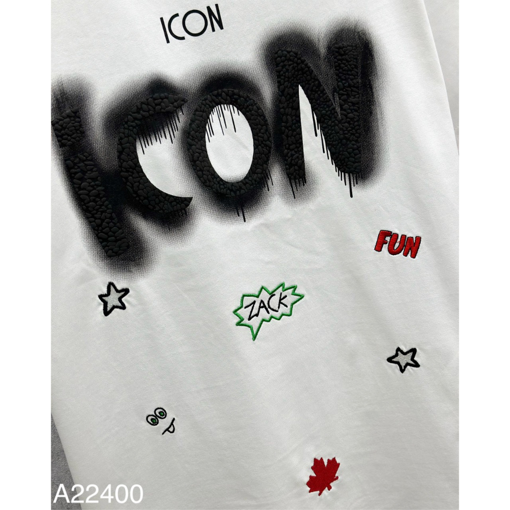 Áo Phông Nam DSQ In Chữ Icon Vẩy Sơn Siêu Nét - Áo Thun DSQ ICON Nam Nữ Chất Cotton Cao Cấp #Hot #2023