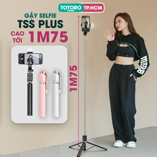 Gậy chụp ảnh 3 chân Tripod điện thoại TSS PLUS 1M75 Cây chụp hình Selfie tự sướng cầm tay - Quay phim video - Livestream