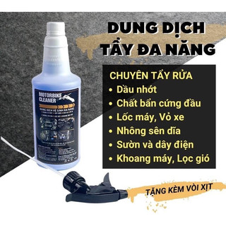 Dung dịch tẩy rửa đa năng Motorbike Cleaner dành cho ôtô, xe máy - dung tích 850ml