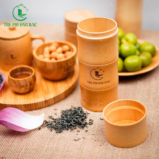 HỘP (HŨ) ĐỰNG TRÀ BẰNG TRE - TRE PHƯƠNG BẮC (hộp chè)