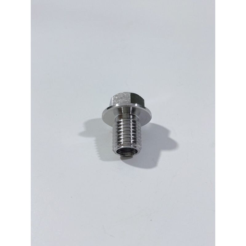 Ốc xả nhớt nam châm inox Salaya mẫu V2 xài khoá 14 lắp xe Honda Yamaha