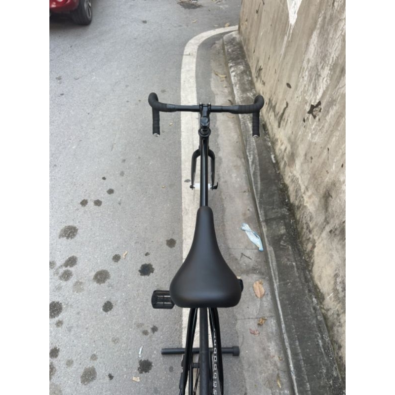Xe đạp tay cong Fixed Gear bản nâng cấp vành sau 7cm xích hạt đậu - 2023