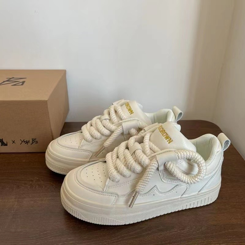 Giày thể thao nữ mix dây thừng HÀNG CHÍNH HÃNG CÓ SẴN tặng kèm bộ dây chất đẹp da xịn ko bong tróc | BigBuy360 - bigbuy360.vn