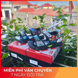 Dép Sandal Siêu Nhân HOT 2024 mã 501-601 Quảng Châu cao cấp cho bé trai bé gái size từ 25 đến 36