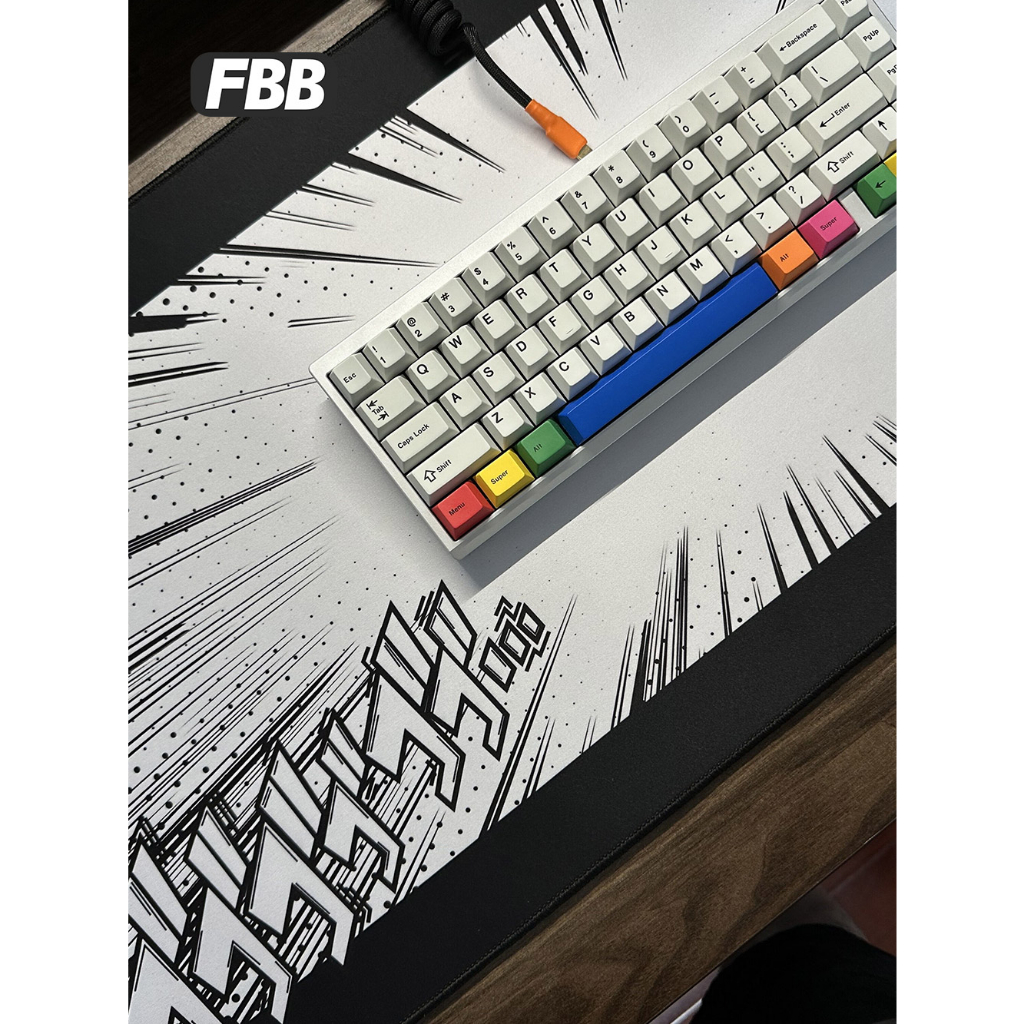 Deskmat | Pad trải bàn |Thảm trải bàn chính hãng FBB họa tiết anime loại dày 5mm