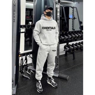  Sét Bộ Đồ Nỉ Hoodie Nam ESENTALL God  Phong Cách Thể Thao Trẻ Trung Cá Tính Chất Liệu Nỉ Ngoại Dày Dặn Ấm Áp 
