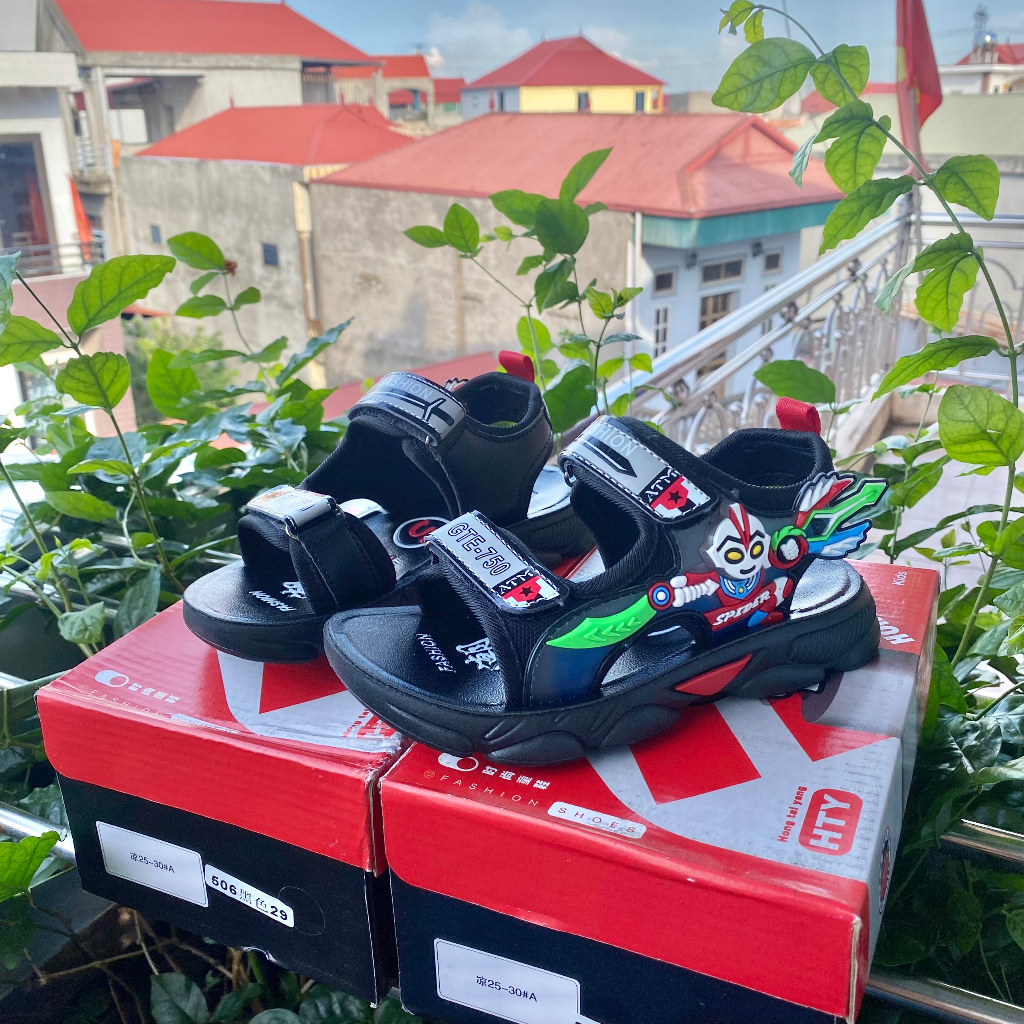 Dép Sandal siêu nhân HOT 2023 mã 506-606 Quảng Châu cao cấp cho bé trai bé gái size 25 đến 36