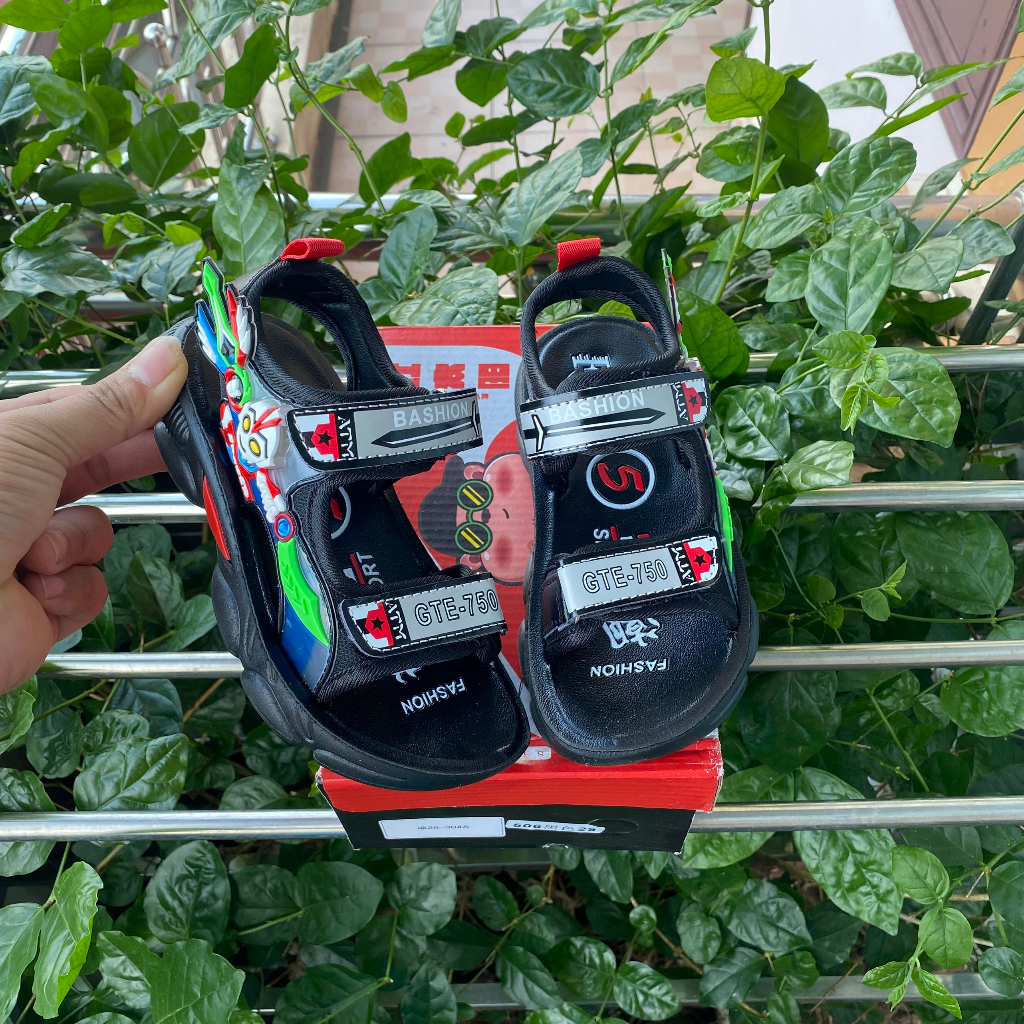 Dép Sandal siêu nhân HOT 2023 mã 506-606 Quảng Châu cao cấp cho bé trai bé gái size 25 đến 36