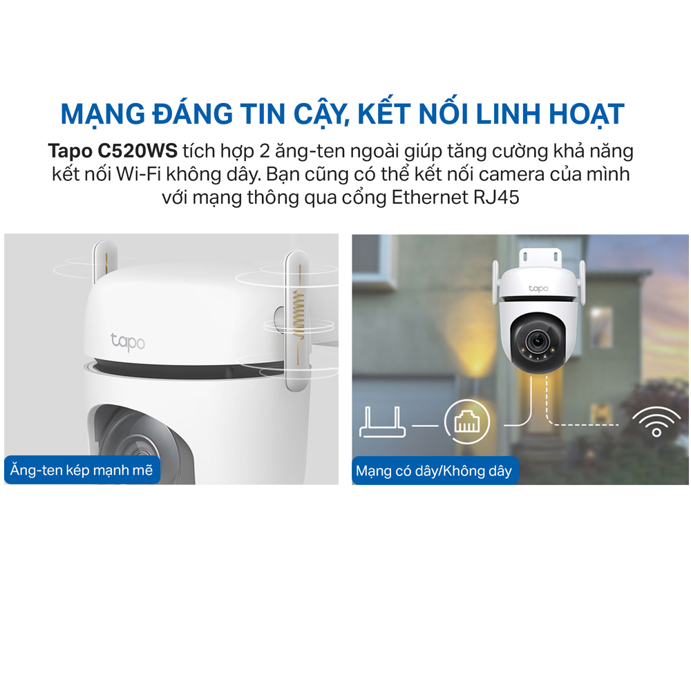 [Hỏa Tốc] Camera WiFi TP-Link Tapo C500 / C510W An Ninh Quay/Quét 360 Độ, Chống Nước