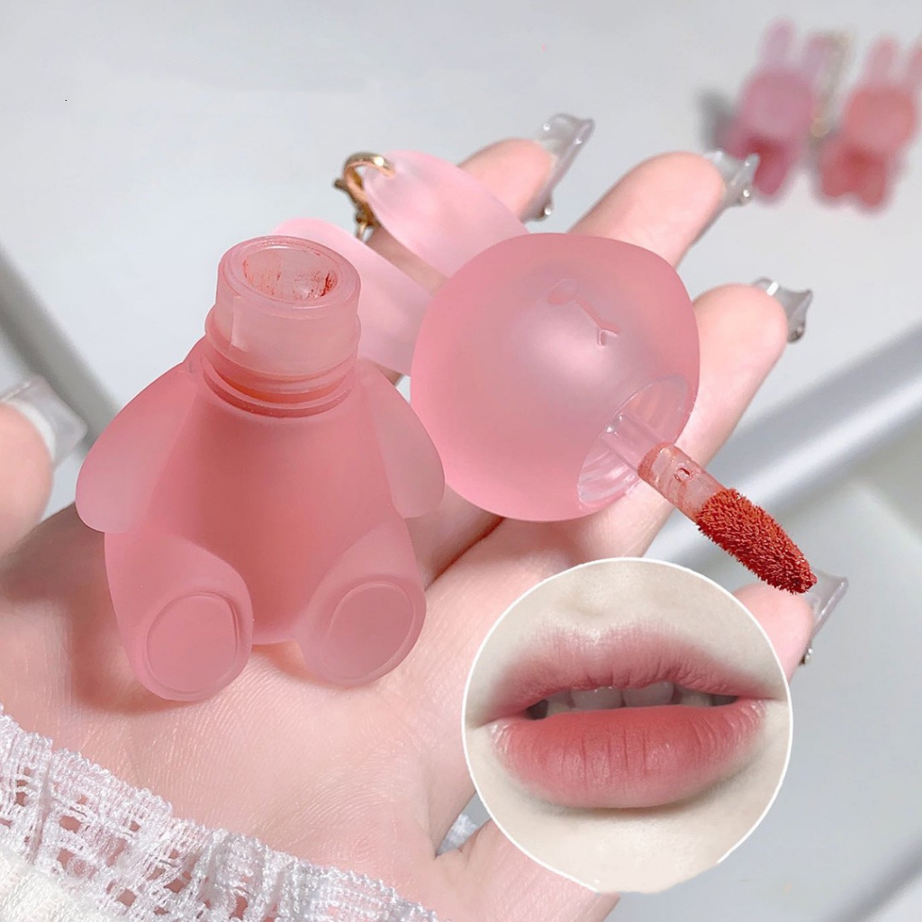 Son kem lì móc khoá thỏ Cute Rabbit Velvet Lip Mud JOCO Matte Lip Glaze mềm mướt mịn lì Lip Mud JOCO02 JOCO05 GEGE14 | BigBuy360 - bigbuy360.vn