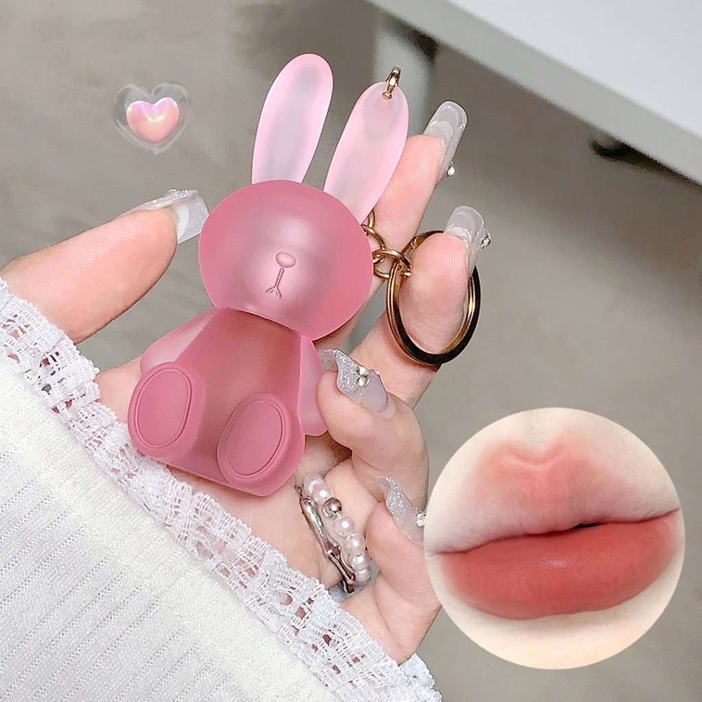 Son kem lì móc khoá thỏ Cute Rabbit Velvet Lip Mud JOCO Matte Lip Glaze mềm mướt mịn lì Lip Mud JOCO02 JOCO05 GEGE14 | BigBuy360 - bigbuy360.vn